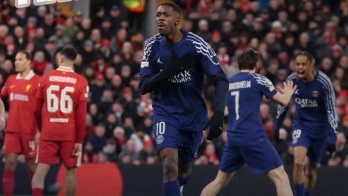 Dembélé foi o responsável por levar a decisão entre Liverpool e PSG para as penalidades