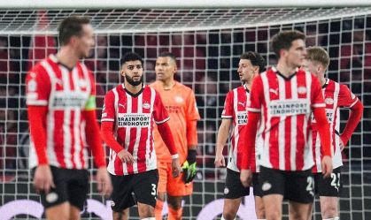 PSV foi derrotado por 7 a 1 na Champions League
