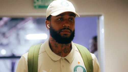 Jogadores do Palmeiras chegam no Allianz