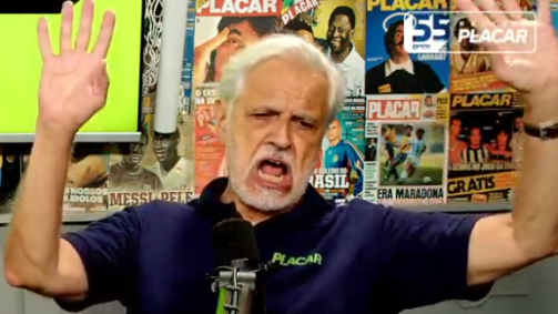 Sormani no programa Opinião Placar