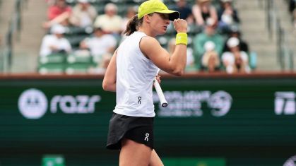 Swiatek está na semi de Indian Wells