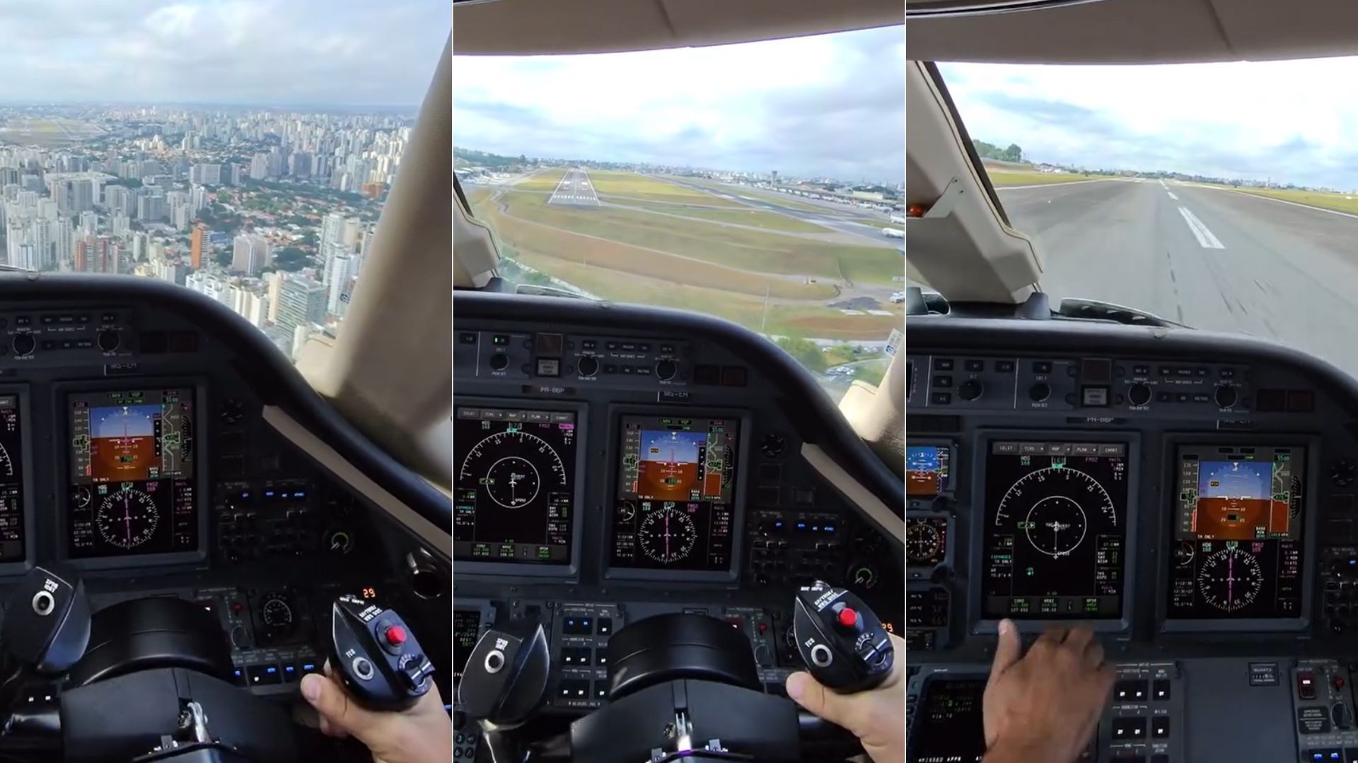 Vídeo piloto pouso no Aeroporto de Congonhas e gera curiosidade