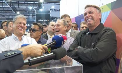 Jair Bolsonaro e Tarcísio de Freitas