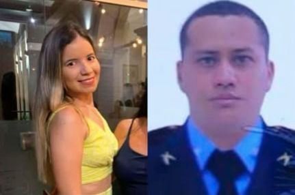 Bruna Meirelles Corrêa foi morta pel policial Wladson Luan Monteiro Borges • Reprodução