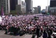 Coreia do Sul: Grupos se manifestam contra e a favor de presidente afastado