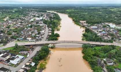 Cheias no Acre: mais 2 municípios decretam situação de emergência