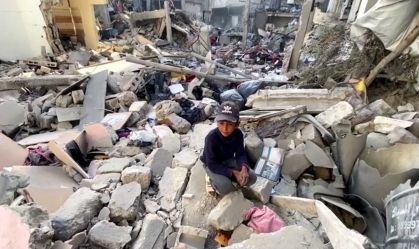 Após 2 anos de guerra, palestinos preferem "morrer em nossa terra" a fugir