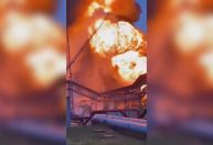 Rússia acusa Ucrânia de ataque em depósito de petróleo; veja explosão