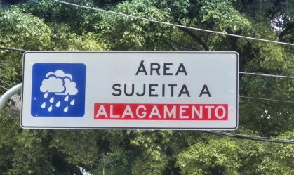 Área sujeita a alagamento. E daí?