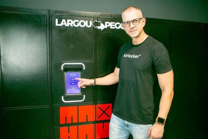 Elton Matos, sócio-fundador e CEO da Airlocker • Divulgação/Reprodução