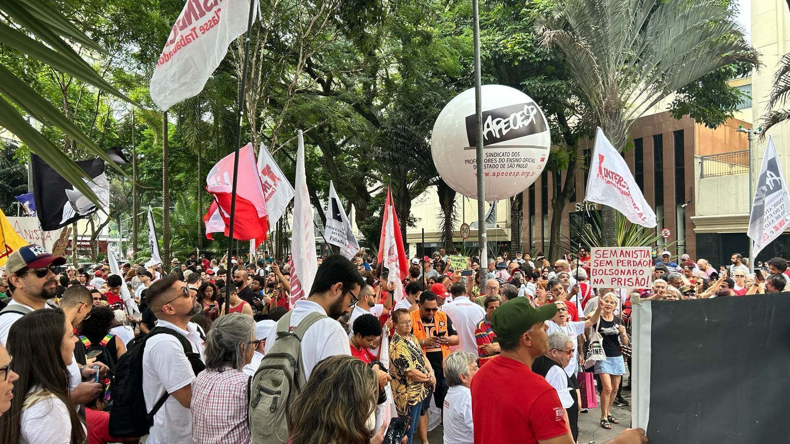 Ato na Avenida Paulista