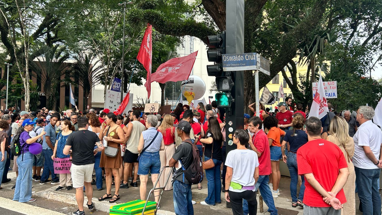 Ato na Avenida Paulista