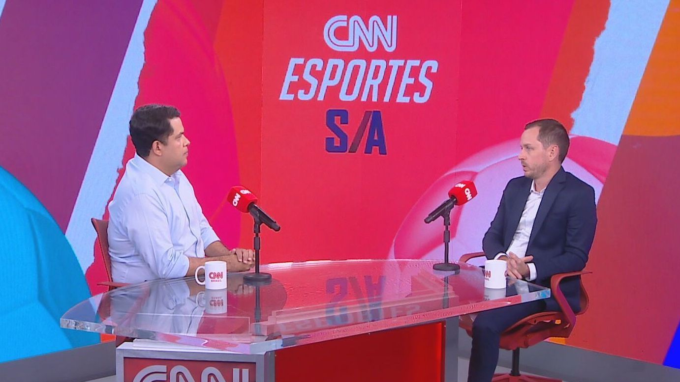 Stefan Madach, head de Esporte e Entretenimento no IB da XP, durante participação no CNN Esportes S/A