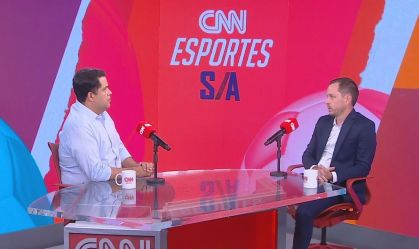 Stefan Madach, head de Esporte e Entretenimento no IB da XP, durante participação no CNN Esportes S/A