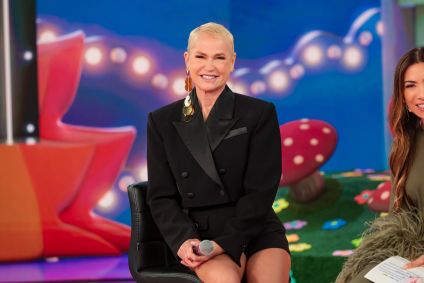 Xuxa no programa de Patrícia Abravanel