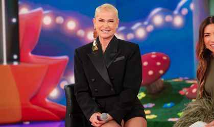 Xuxa no programa de Patrícia Abravanel