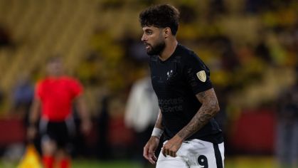 Yuri Alberto durante derrota do Corinthians para o Barcelona-EQU
