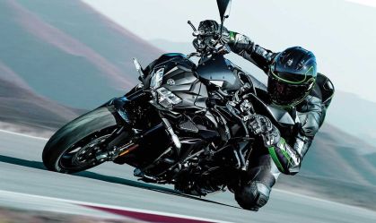 Moto esportiva Kawasaki Z H2 chega ao Brasil com motor de 200 cv