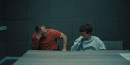 Stephen Graham e Owen Cooper em "Adolescência"