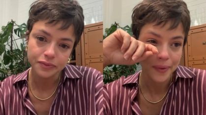 Agatha Moreira chora ao encerrar gravações de "Mania de Você"