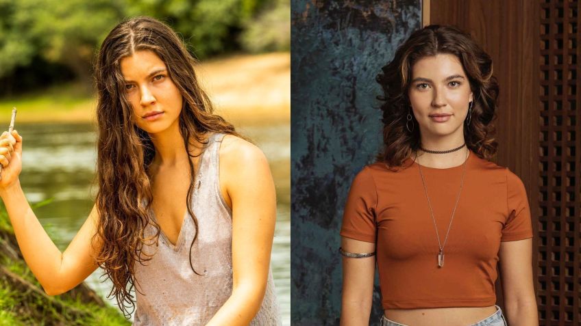 Alanis Guillen como Juma Marruá e Maria de Fátima • João Miguel Moura e Manoella Mello/TV Globo