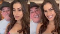 Amado Batista e esposa 50 anos mais nova curtem lua de mel: "Desfrutando"