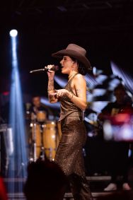 Ana Castela no evento de lançamento da Festa do Peão de Barretos em São Paulo