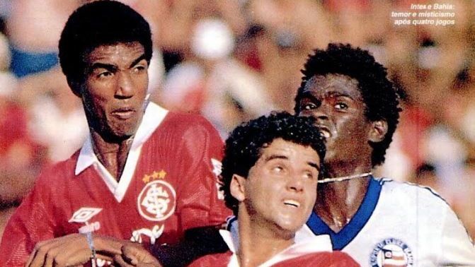 Bahia e Internacional se enfrentaram na Libertadores de 1989