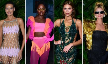 Cristais, franjas e neon: veja fantasias dos famosos no Baile da Arara