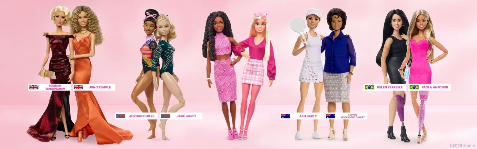 Mulheres ao redor do mundo serão celebradas pela linha de bonecas da Mattel • Divulgação/Ester Mendes