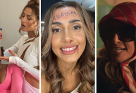 Em reta final de "Beleza Fatal", Camila Pitanga posta fotos dos bastidores