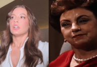 Na expectativa de "Vale Tudo", Beatriz Reis brinca de dublar Odete Roitman