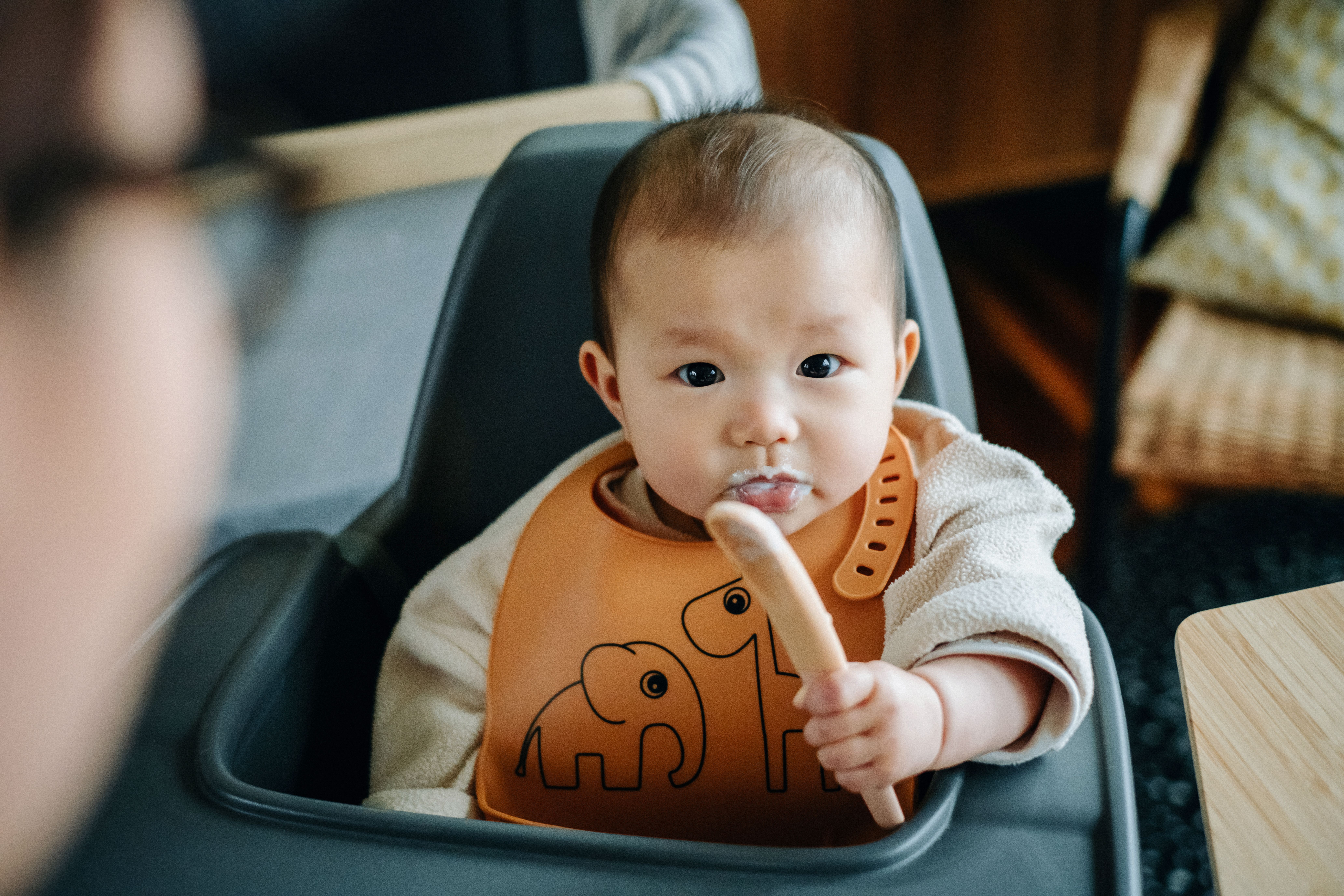 Bebê comendo