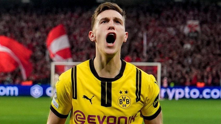 Beier marcou o gol da classificação do Borussia Dortmund • Foto: Divulgação/ @BVB