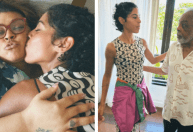 Bela Gil publica registros em família com Preta e Gilberto Gil; veja