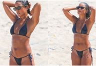 Bella Campos, estrela de "Vale Tudo", curte praia no Rio; veja
