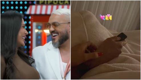 Namorada de Belo publica foto com ele após reencontro com Gracyanne