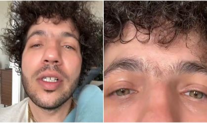 Benny Blanco faz a sobrancelha e mostra mudança no visual