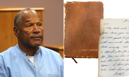 Bíblia de O.J. Simpson é leiloada após recusa da oferta de Kim Kardashian