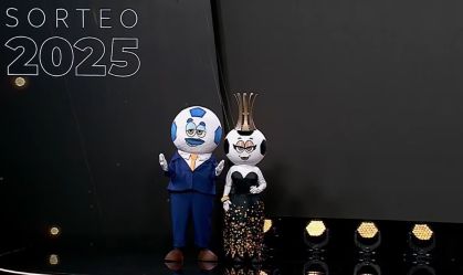 Esférico Bolet e Gloria Eterna, personagens de série animada da Conmebol