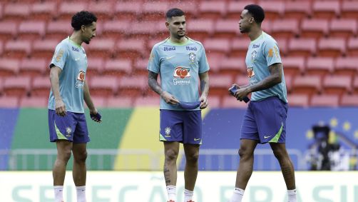 Bruno Guimarães estava pendurado e não pega a Argentina