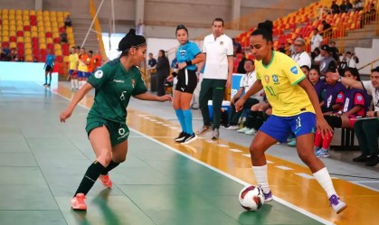 Brasil atropela Bolívia na abertura da Copa América Feminina de Futsal