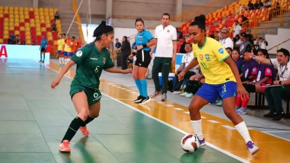 Brasil goleou Bolívia na Copa América de Futsal feminino