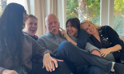 Demi Moore mostra celebração dos 70 anos de Bruce Willis: "Amamos você"