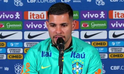 Bruno Guimarães, convocado para defender a Seleção Brasileira