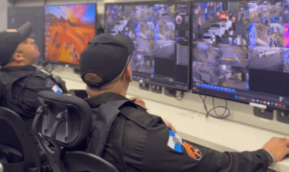 PM prende cinco homens flagrados por câmeras de reconhecimento facial no RJ