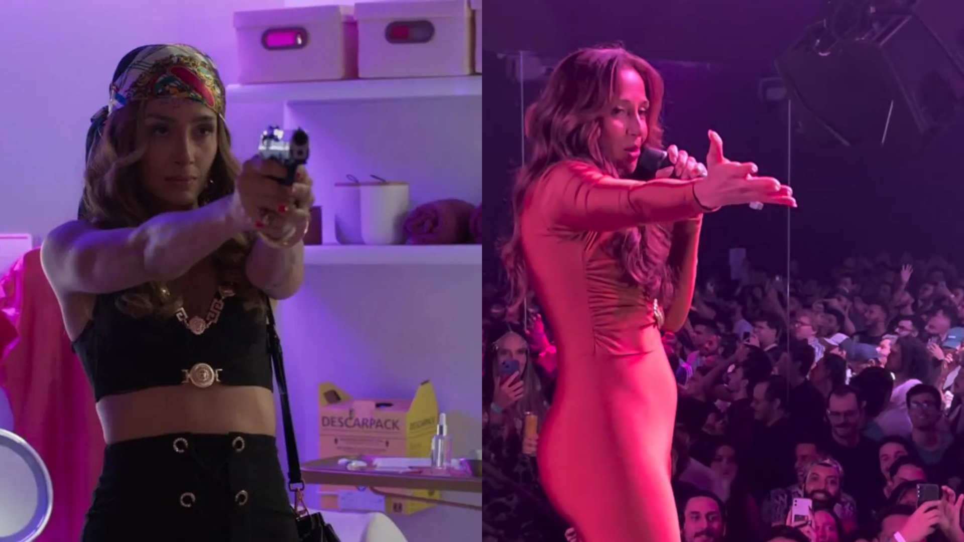 Camila Pitanga esteve na Zig Studio, na zona oeste de SP, para assistir ao capítulo final de "Beleza Fatal"