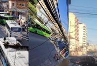 Ônibus viram barricadas para impedir entrada da PM em comunidade no Rio
