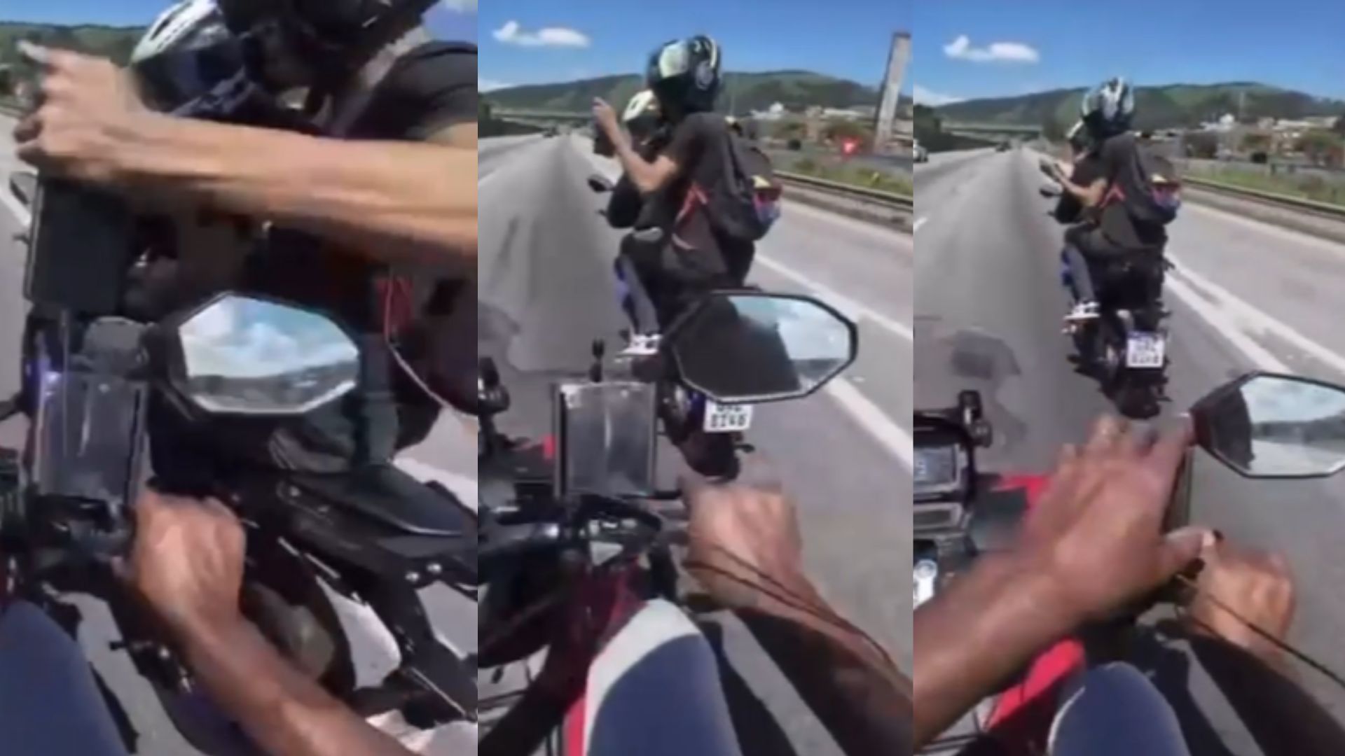 Vídeo: Motoboy grava o furto do próprio celular em SP
