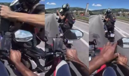 Vídeo: Motoboy grava furto do próprio celular enquanto dirigia em SP